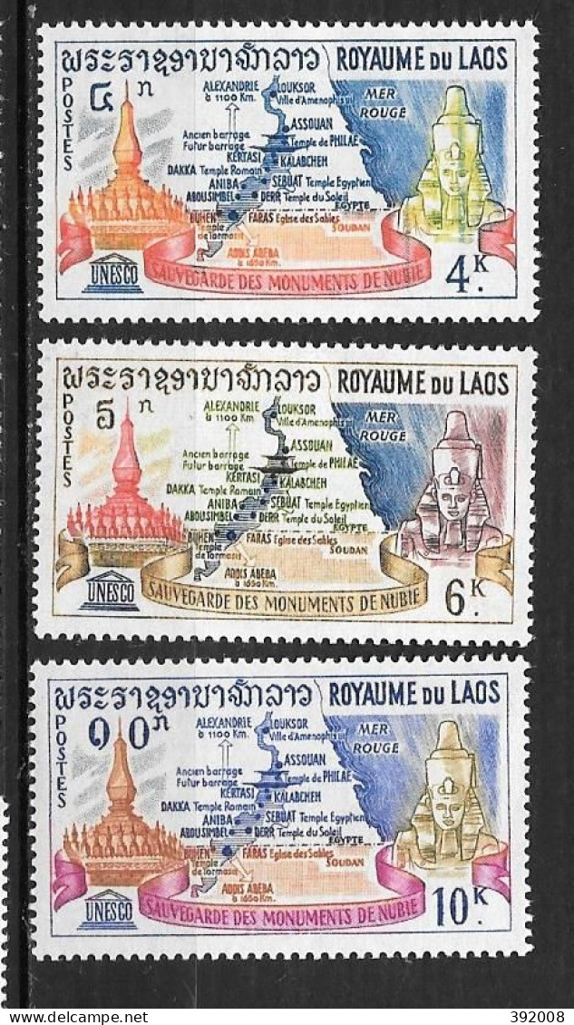 1964 - 94 à 96**MNH -  - Laos