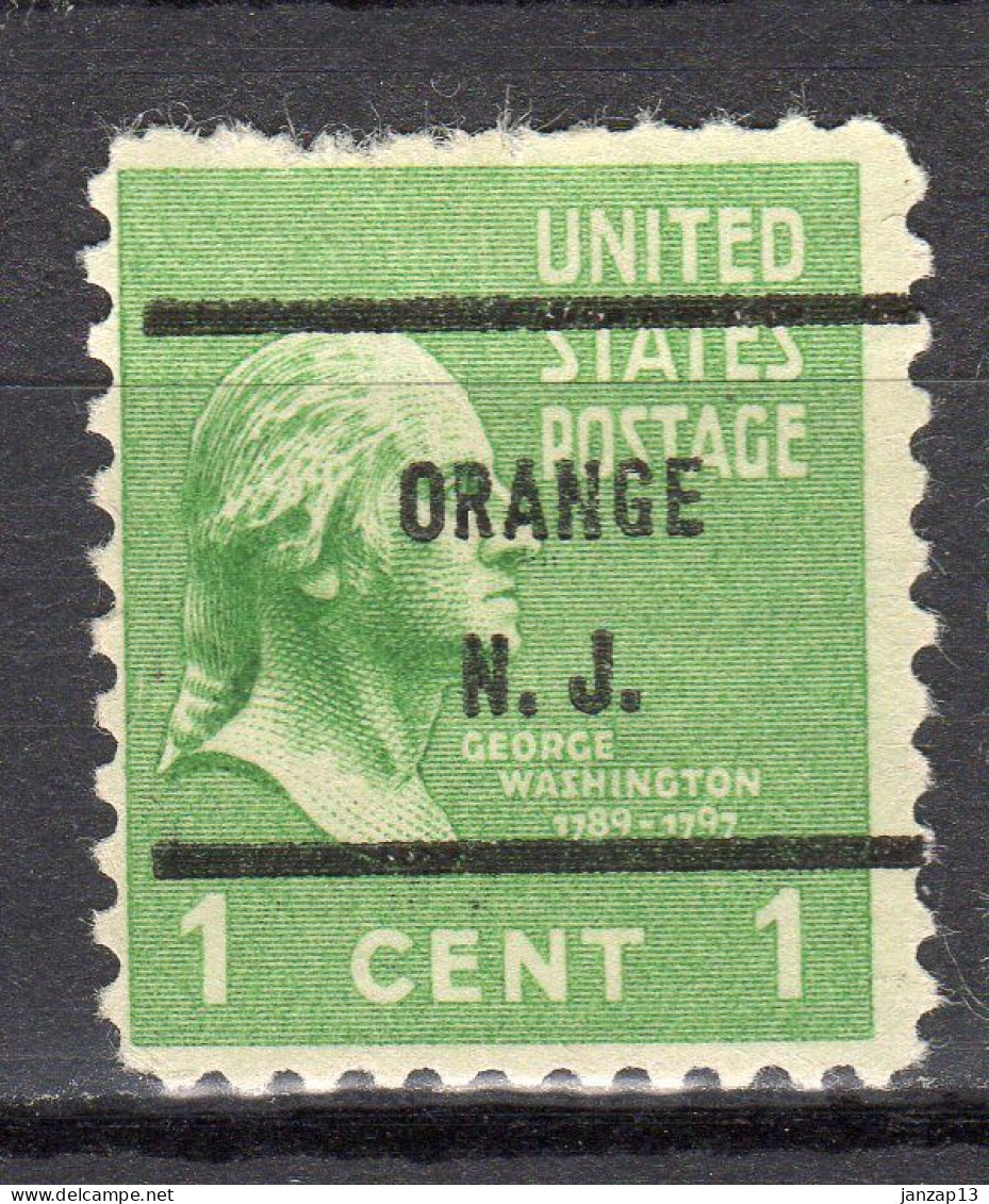 NJ-483; USA Precancel/Vorausentwertung/Preo; ORANGE (NJ), Type 61 - Préoblitérés