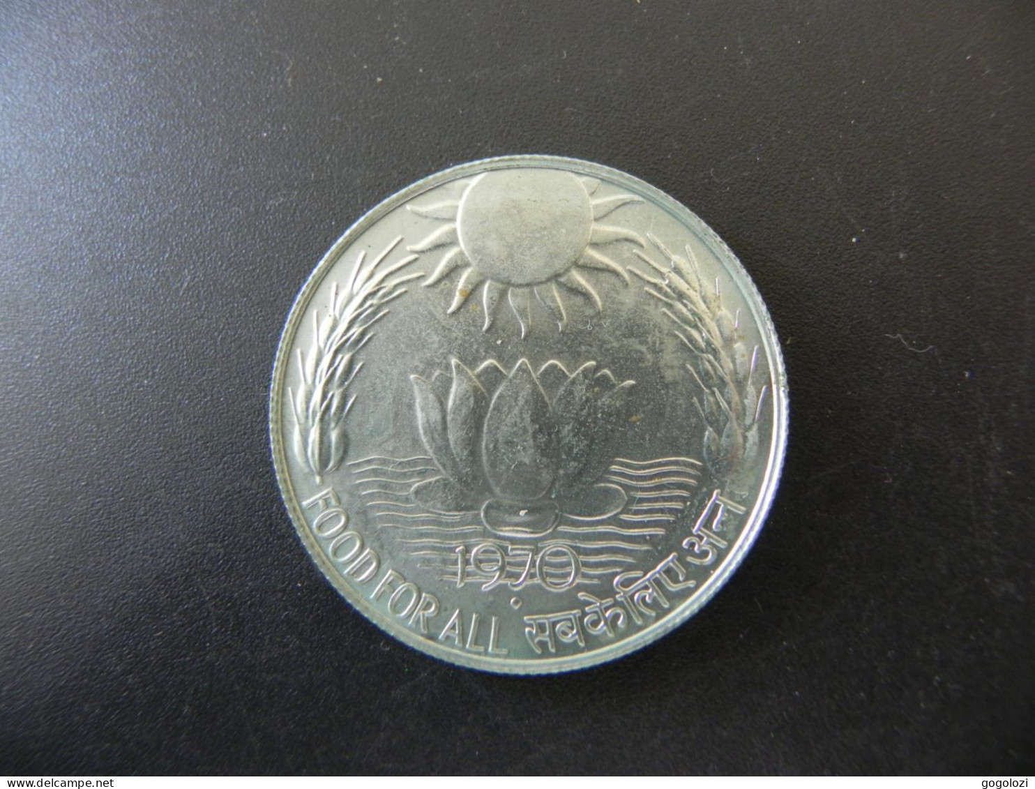 India 10 Rupees 1970 Silver 15 G - Inde