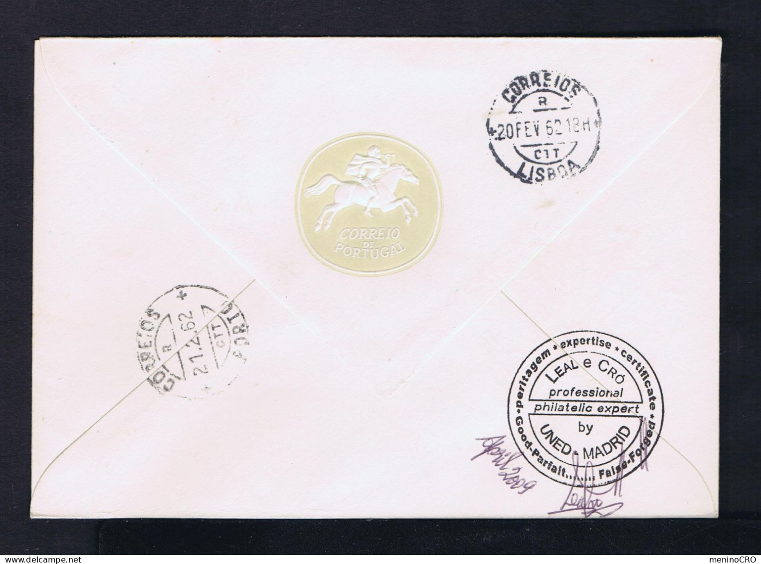 Gc8450 PORTUGAL "GNR" 1959 Militaria Forces (Republican National Guardsman) Fdc 1962-02-20 Mailed Lisboa - Sonstige & Ohne Zuordnung