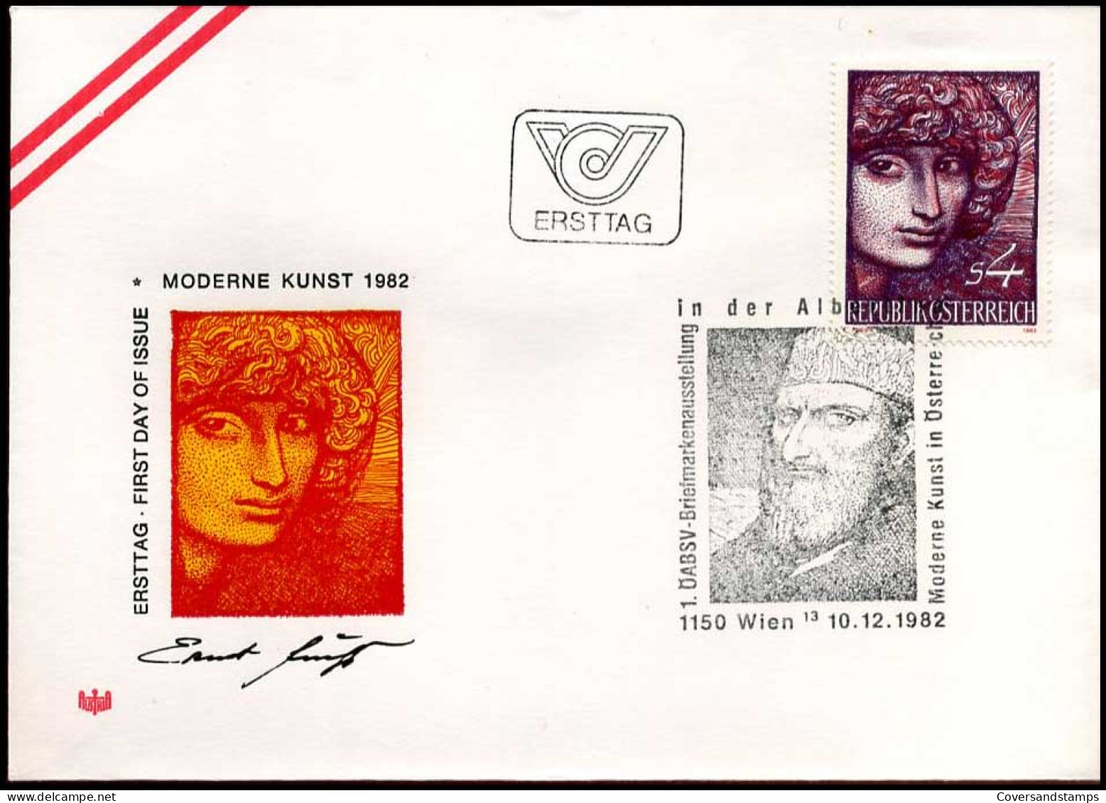 Oostenrijk - FDC - Moderne Kunst 1982                              - FDC