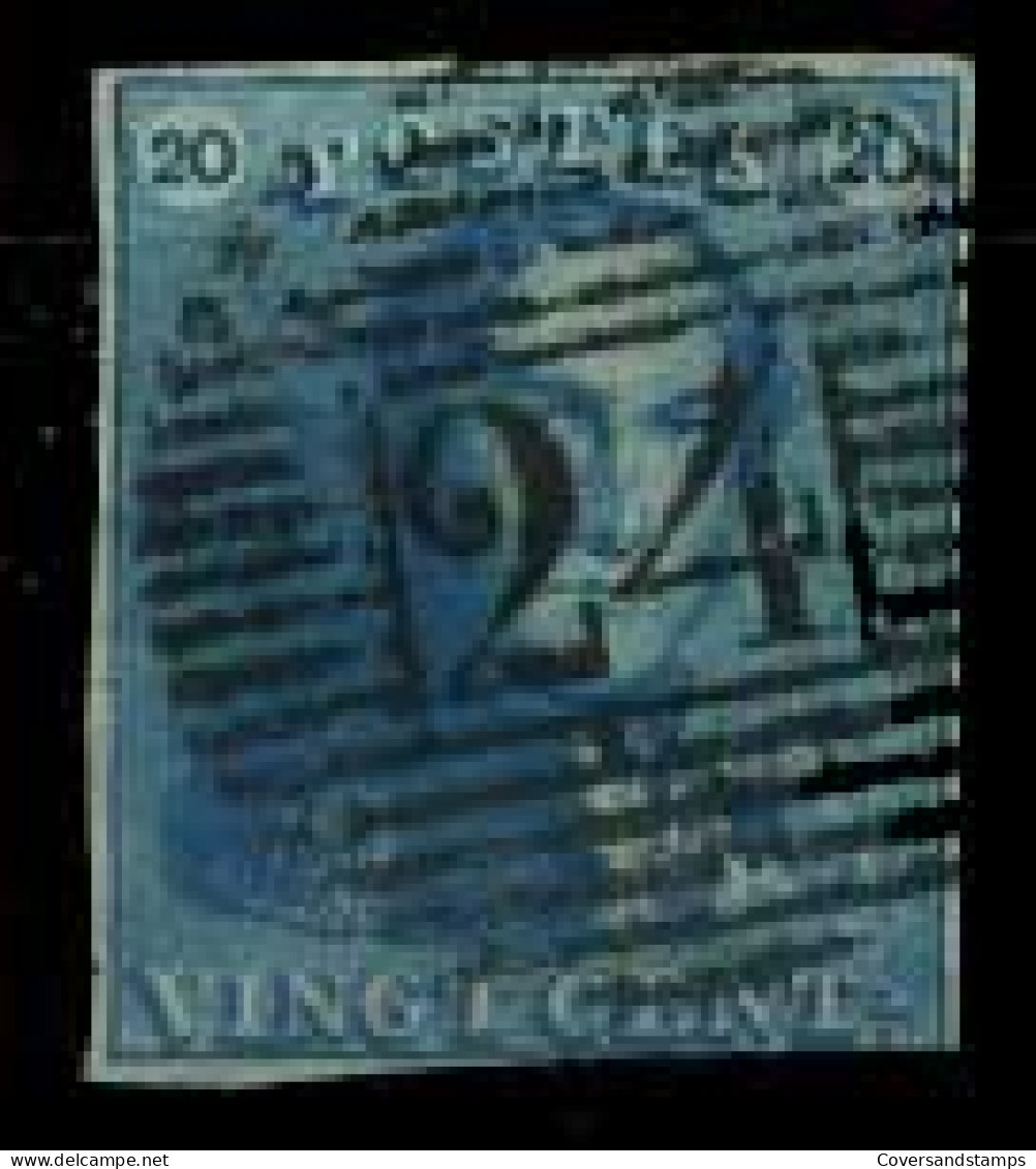  België - Nr. 2 Gestempeld - 1849 Schulterklappen