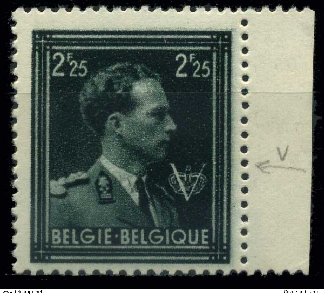  België - 694 **: Streepje Op Kraag - Other & Unclassified