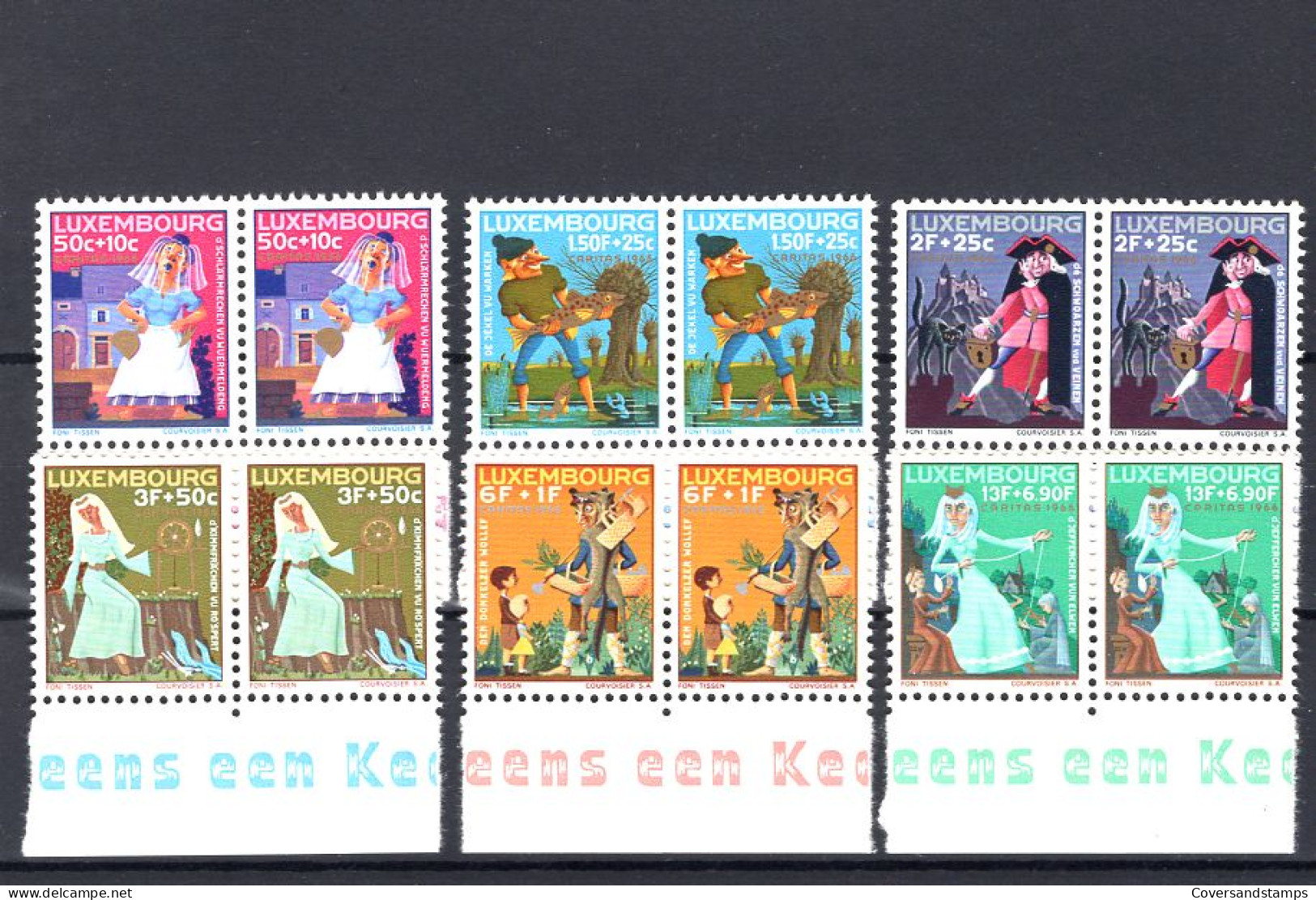 Luxemburg 2 X 691/96 MNH ** Caritas - Unused Stamps