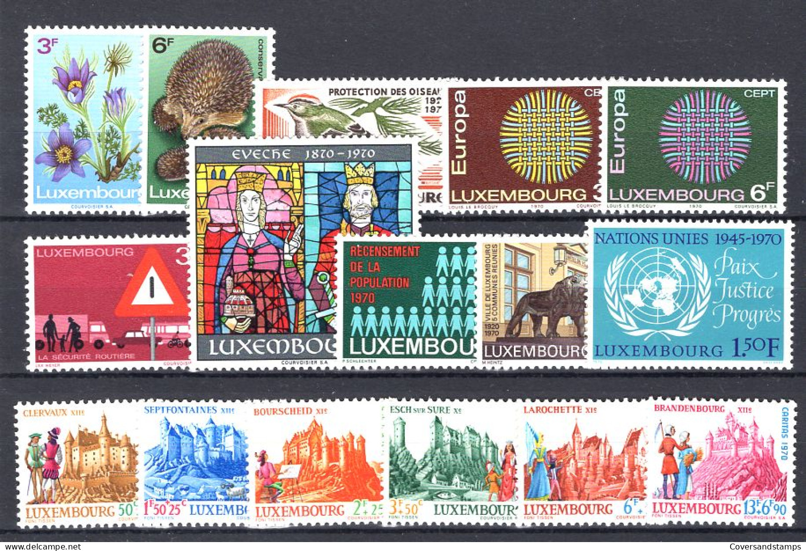 Luxemburg  1970 Volledig Jaar / Année Complète MNH ** - Unused Stamps