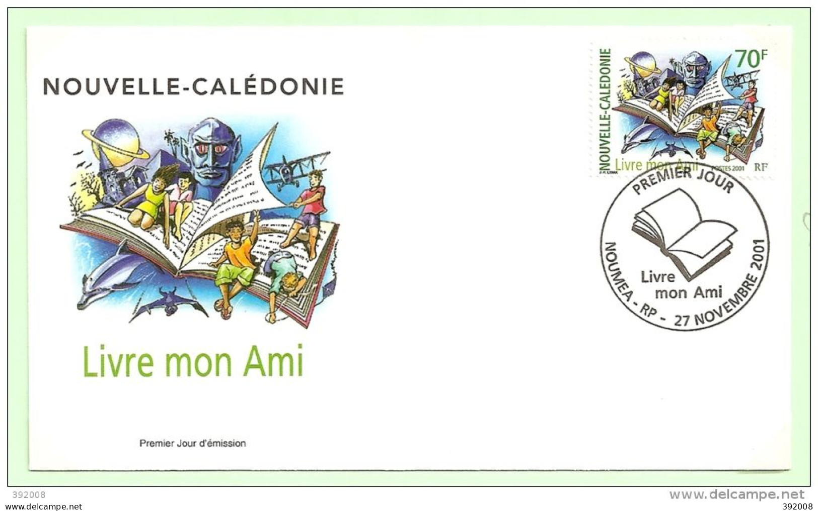 2001 - 859 - Livre Mon Ami - 19 - FDC