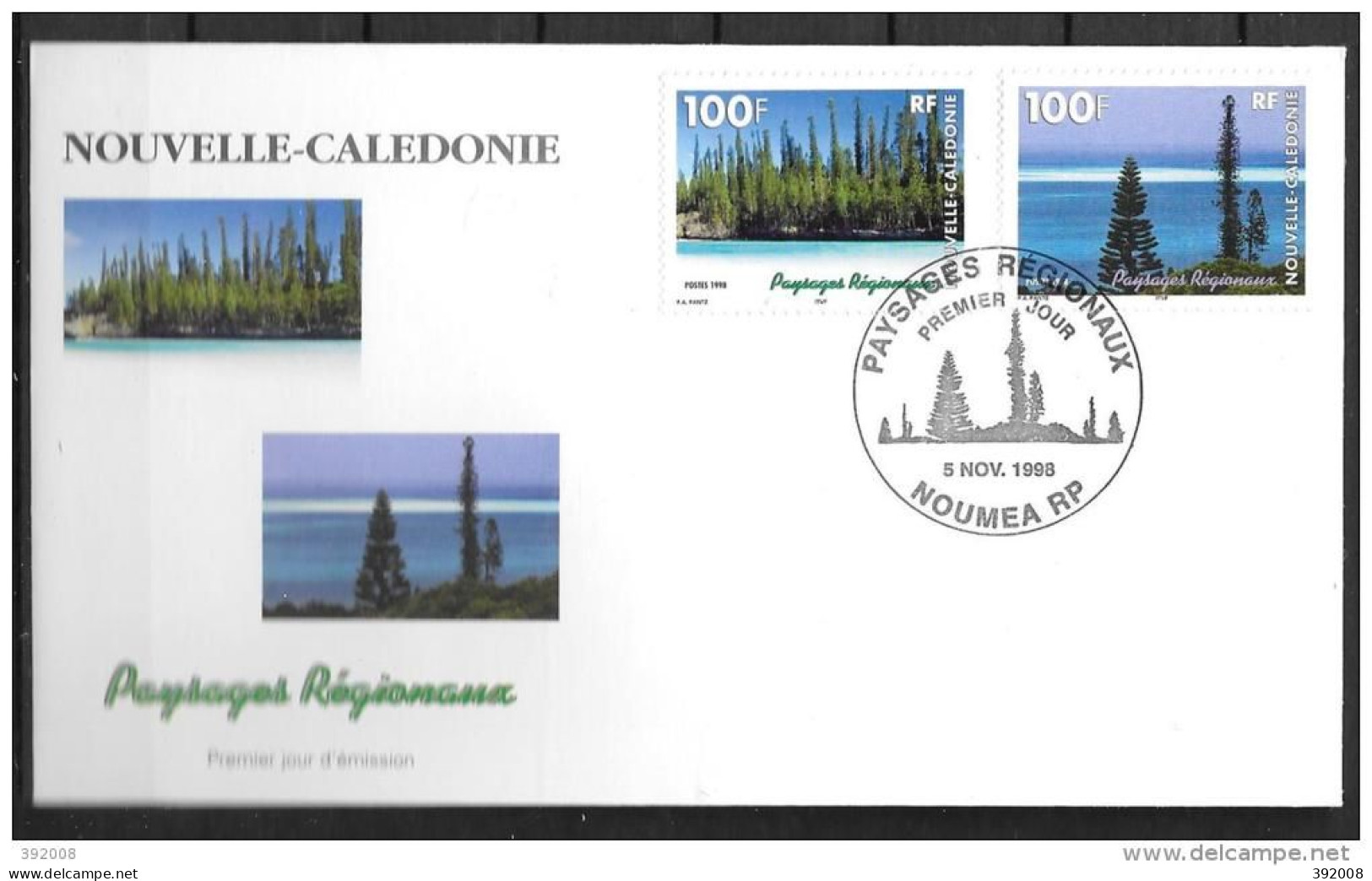 1998 - 772 à 773 - Paysages Régionaux -18 - FDC