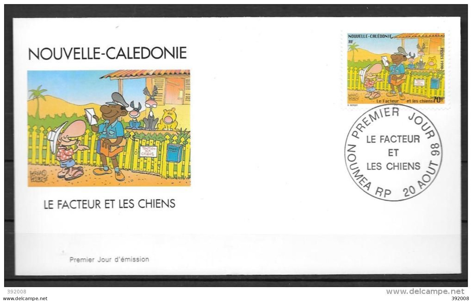 1998 - 761 - Le Facteur Et Les Chiens - 17 - FDC