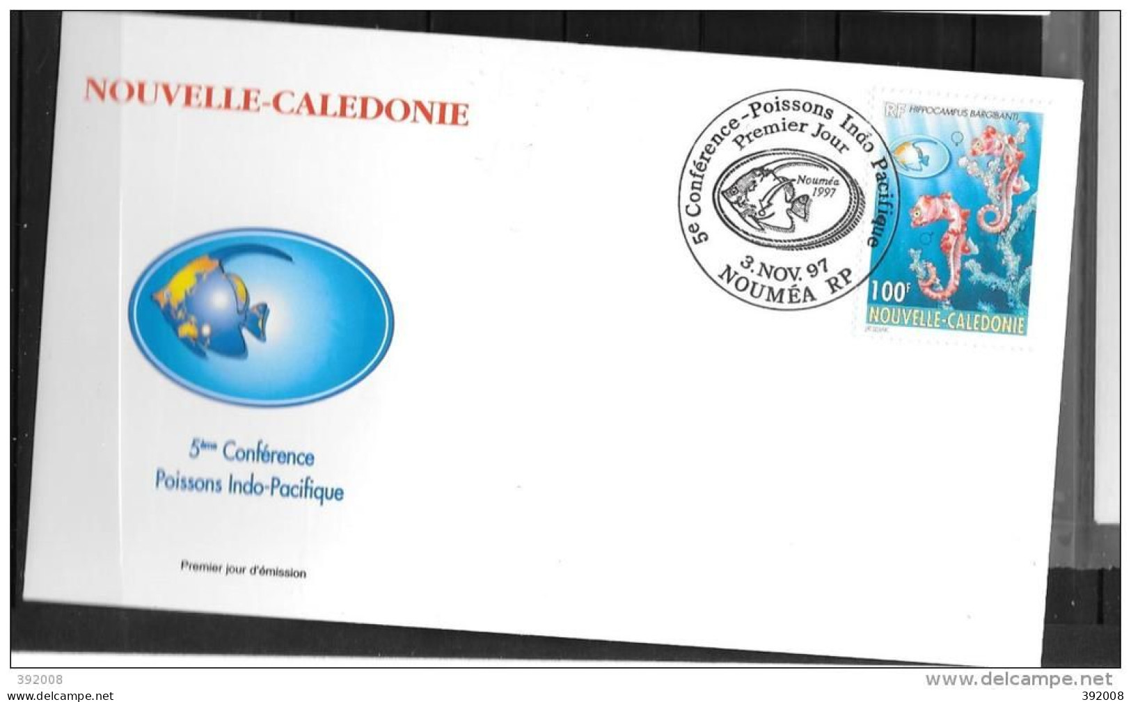 1997 - 740 - 5° Conférence Poissons Indo-Pacifique - 16 - FDC