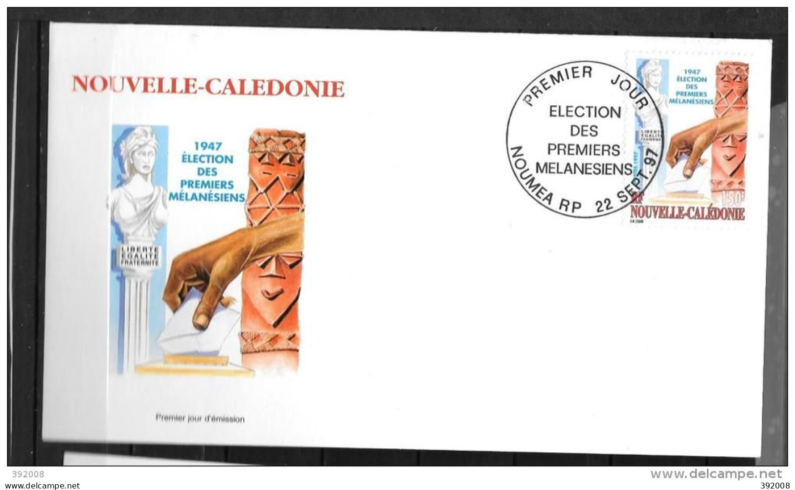 1997 - 738 - Election Des Premiers Mélanésiens - 16 - FDC