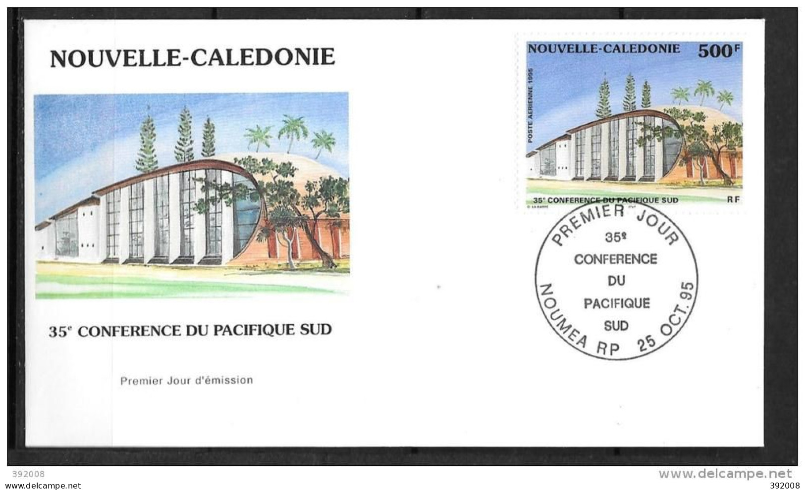 1995 - PA 328 - 35° Conférence Du Pacifique Sud - 14 - FDC