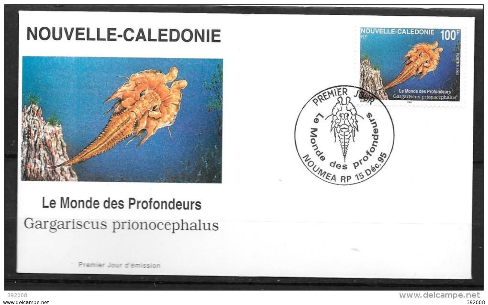 1995 - 702 - Le Monde Des Profondeurs - 13 - FDC