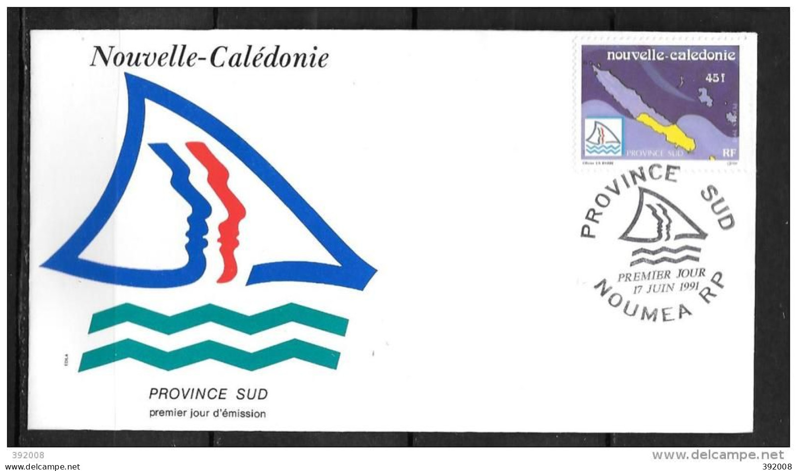1991 - 611 - Province Sud - 9 - FDC