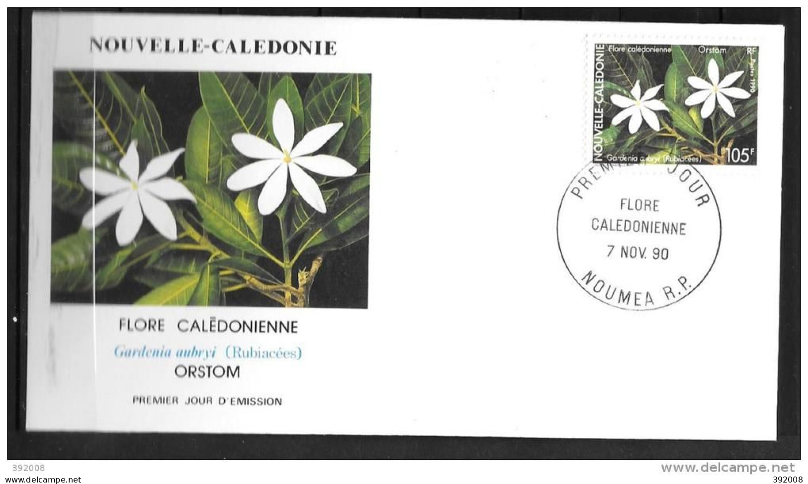 1990 - 599 - Flore Calédonienne, Orstom - 7 - FDC