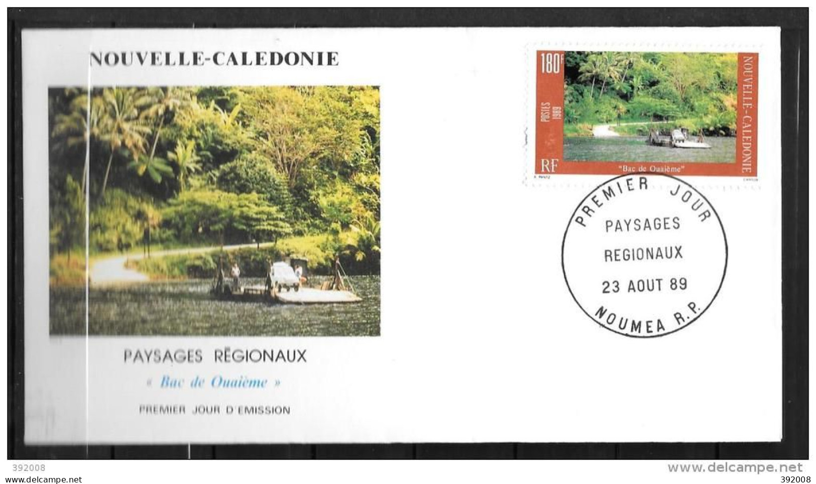 1989 - 580 - Paysages Régionaux, Bac De Ouaième - 6 - FDC