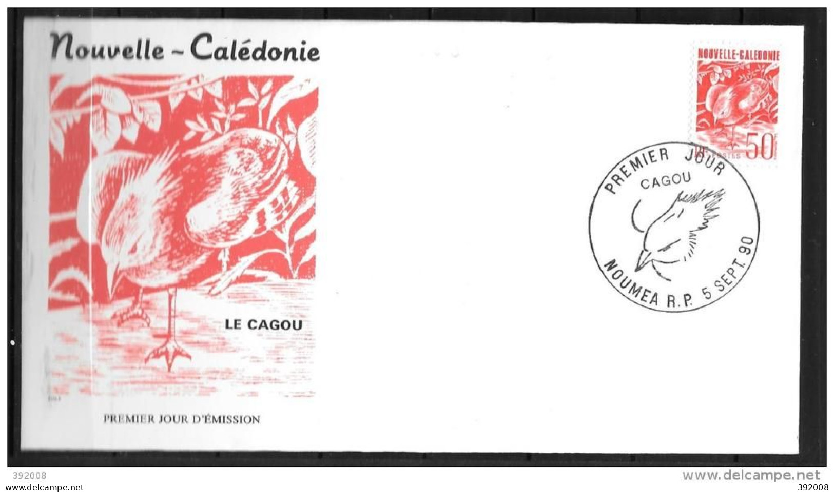 1990 - 588 - Cagous - 7 - FDC