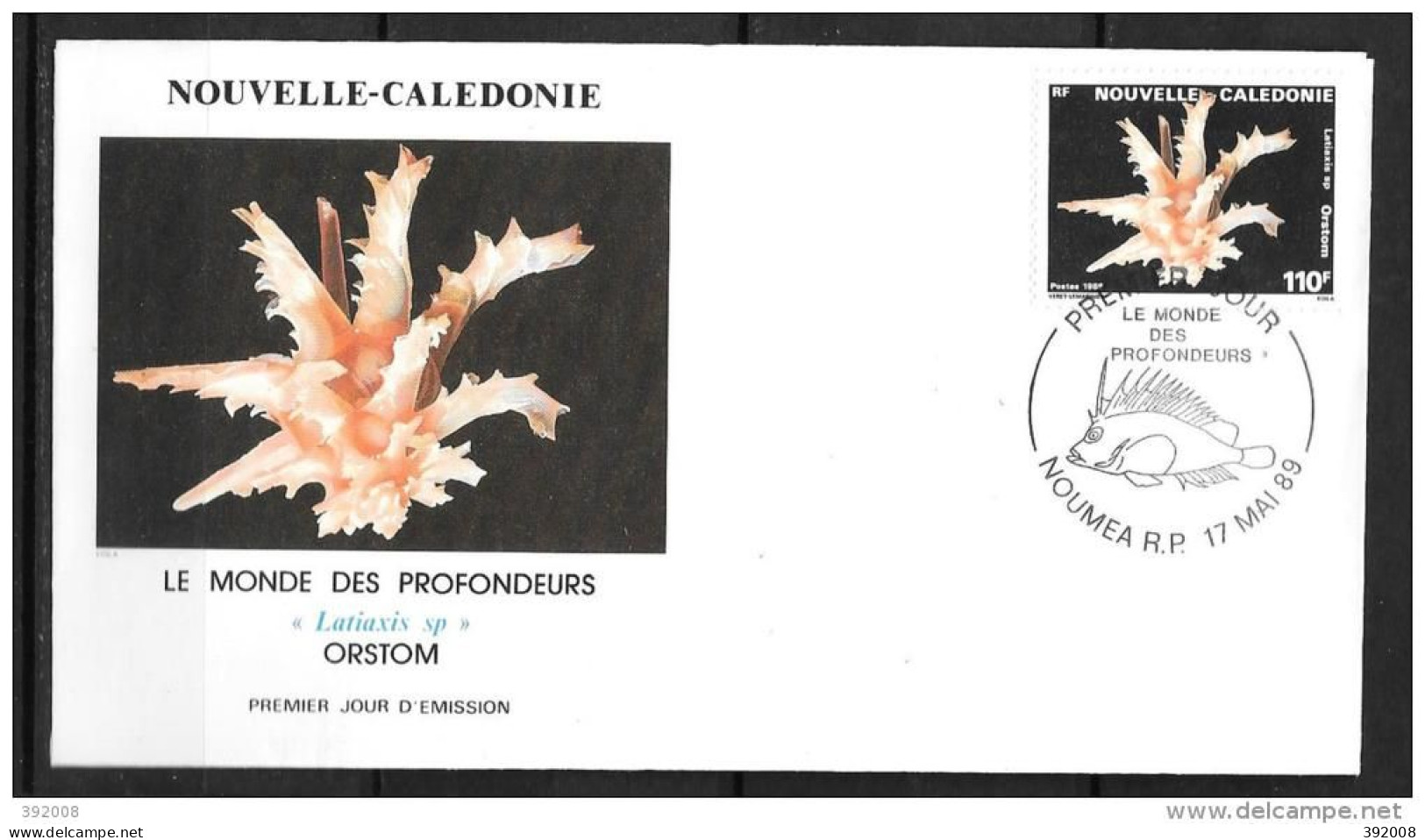 1989 - 578 - Le Monde Des Profondeurs, Orstom - 6 - FDC