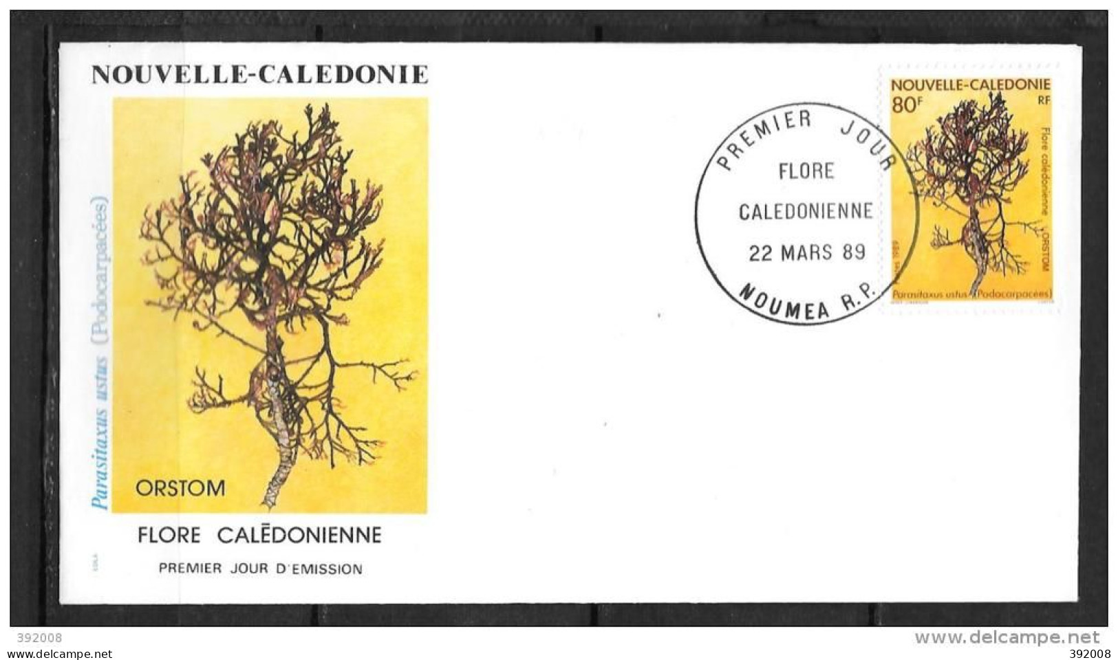 1989 - 574 - Flore Calédonienne, Orstom - 5 - FDC