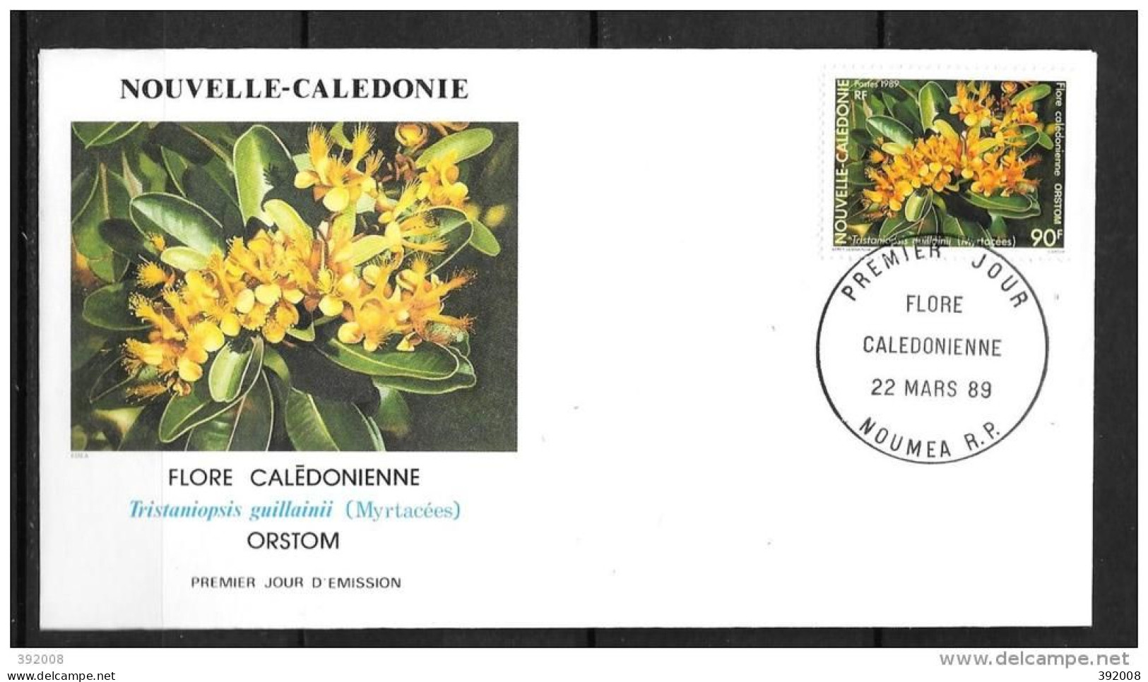 1989 - 575 - Flore Calédonienne, Orstom - 6 - FDC