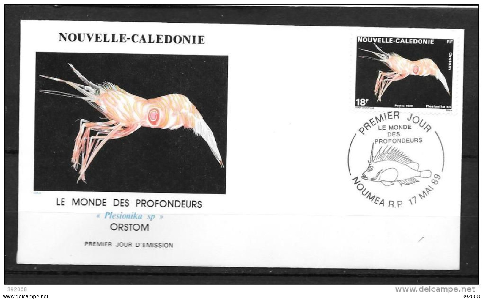 1989 - 576 - Le Monde Des Profondeurs, Orstom - 6 - FDC