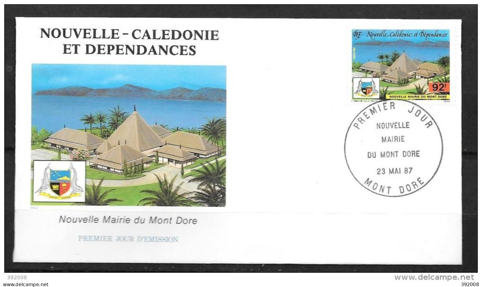 1987 - 537 - Nouvelle Mairie Du Mont Dore - 3 - FDC