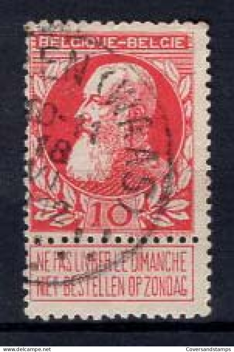  België : 74 Gestempeld / Oblitéré - 1905 Grosse Barbe