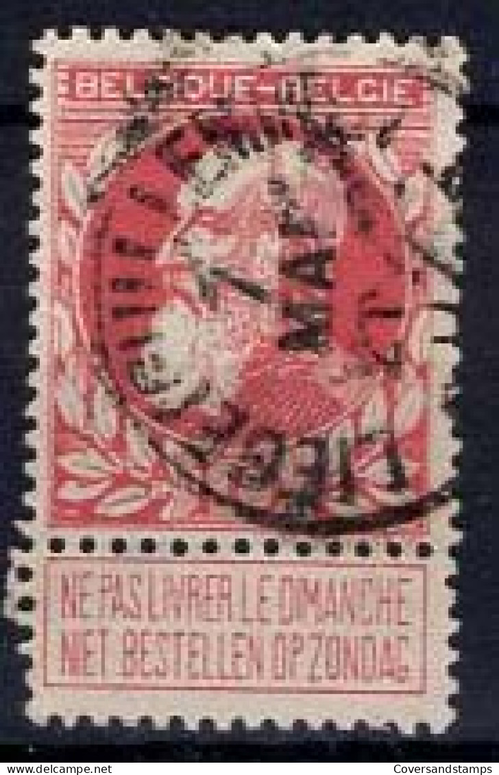  België : 74 Gestempeld / Oblitéré - 1905 Breiter Bart