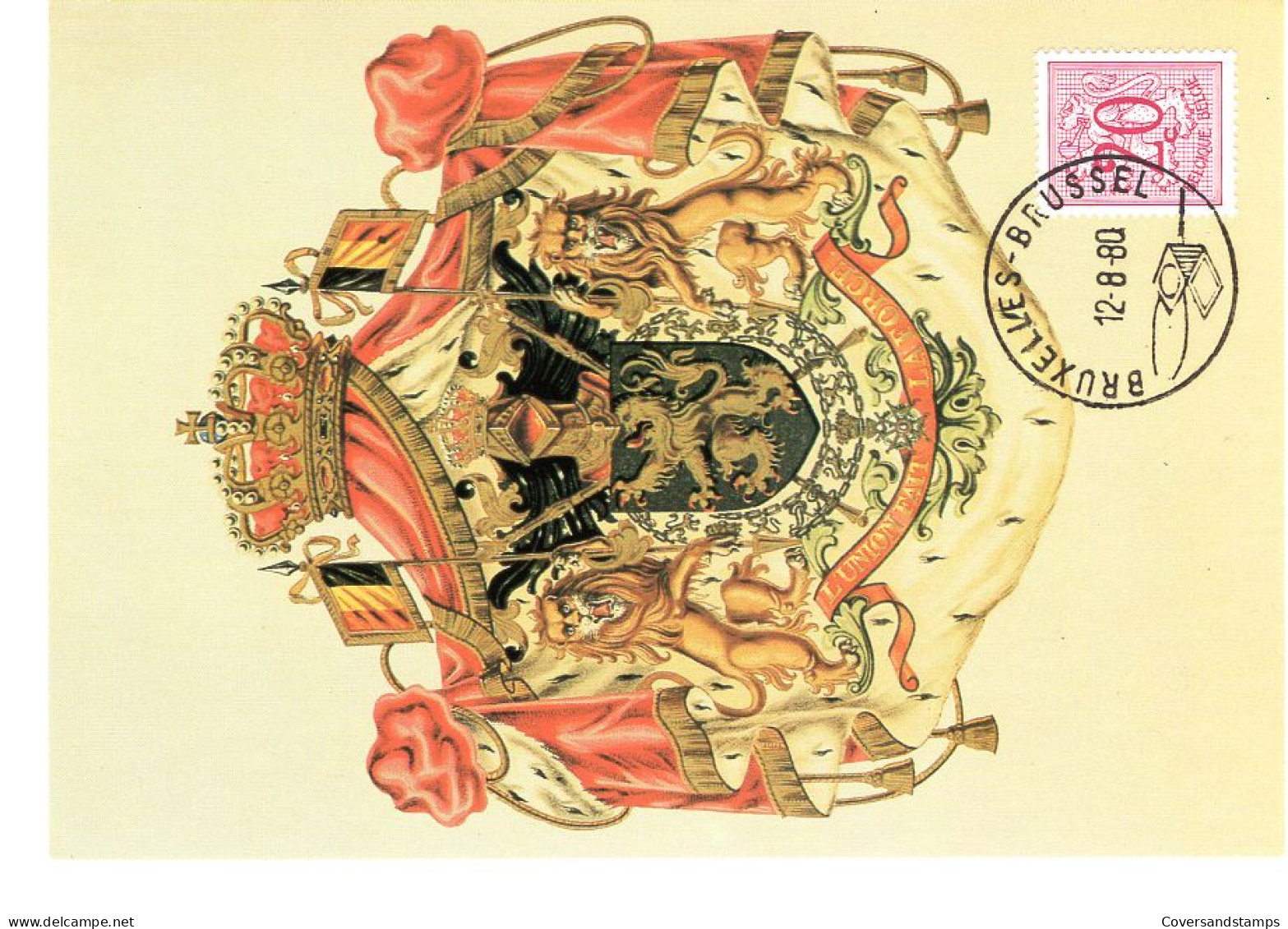  Wapenschild Van De Regerende Koning Der Belgen - 1971-1980