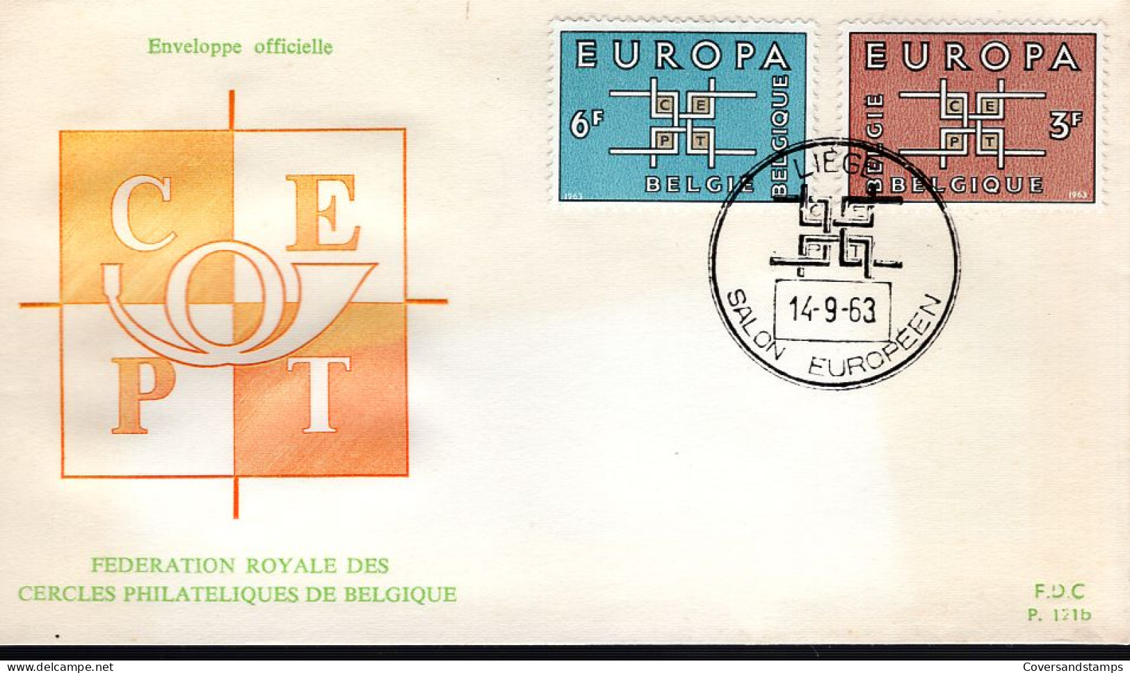  België - FDC - Europa CEPT 1963 - 1963