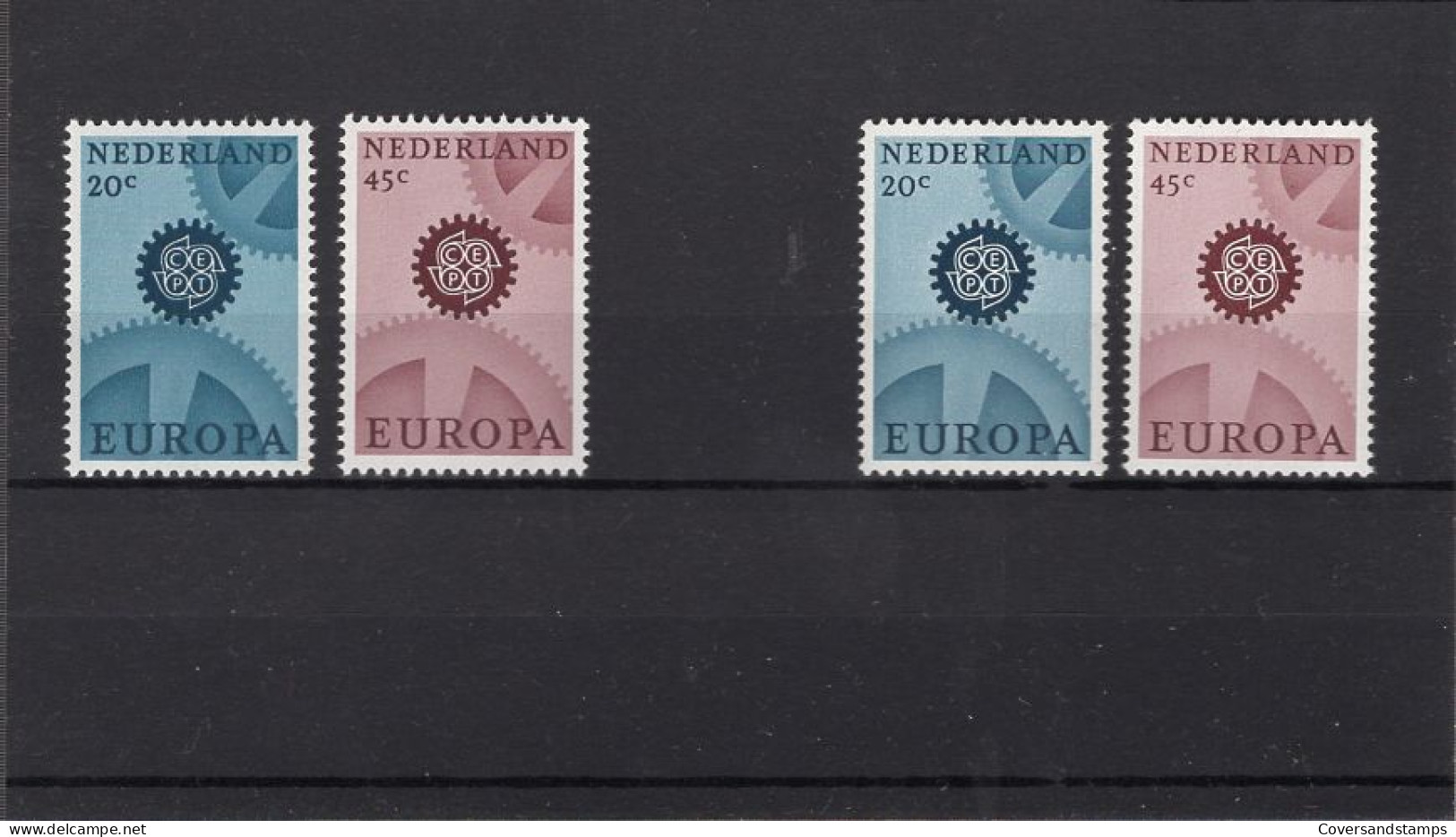  Nederland - Europa CEPT, 882/83 En 884/85 ** MNH - 1967