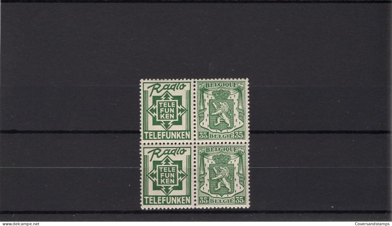  Belgiê - PU93 ** MNH In Paar - Sonstige & Ohne Zuordnung