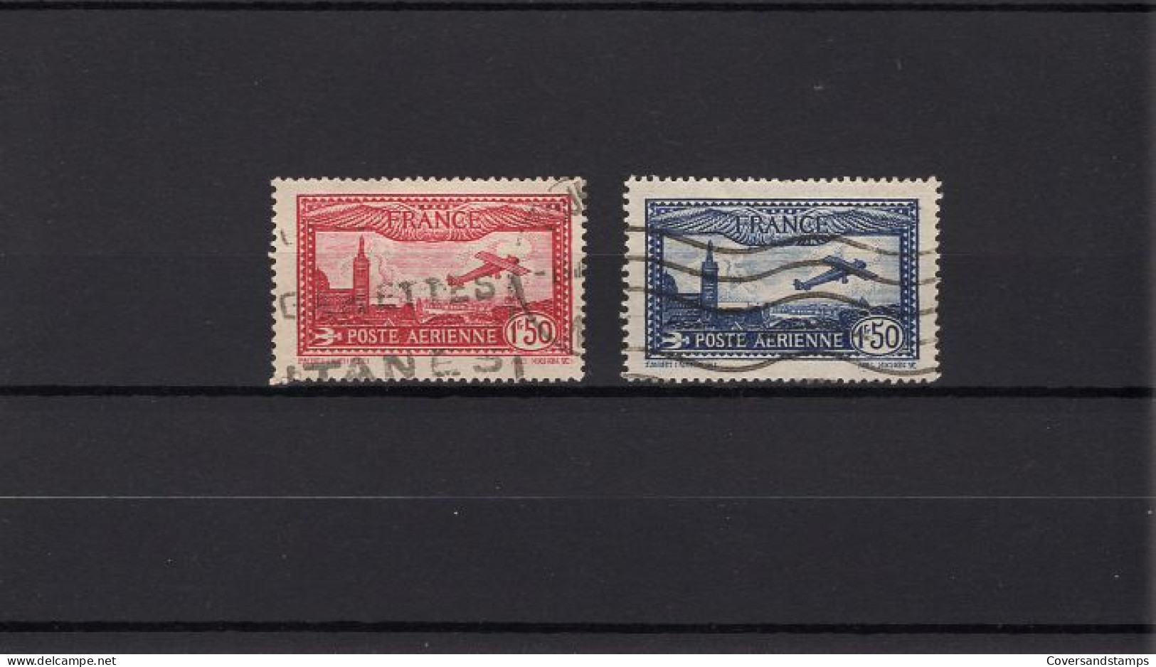  France - Aér 5/6  Gestempeld / Oblitéré - 1927-1959 Oblitérés