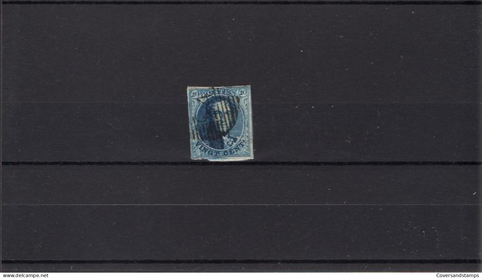 België - 7A  Gestempeld / Oblitéré  - 1851-1857 Medaglioni (6/8)