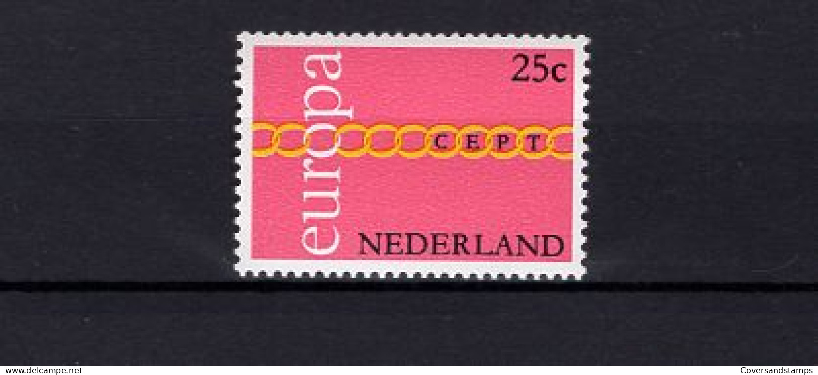  Nederland - Europa CEPT  NVPH 990 Met Nummer 160 - 1971
