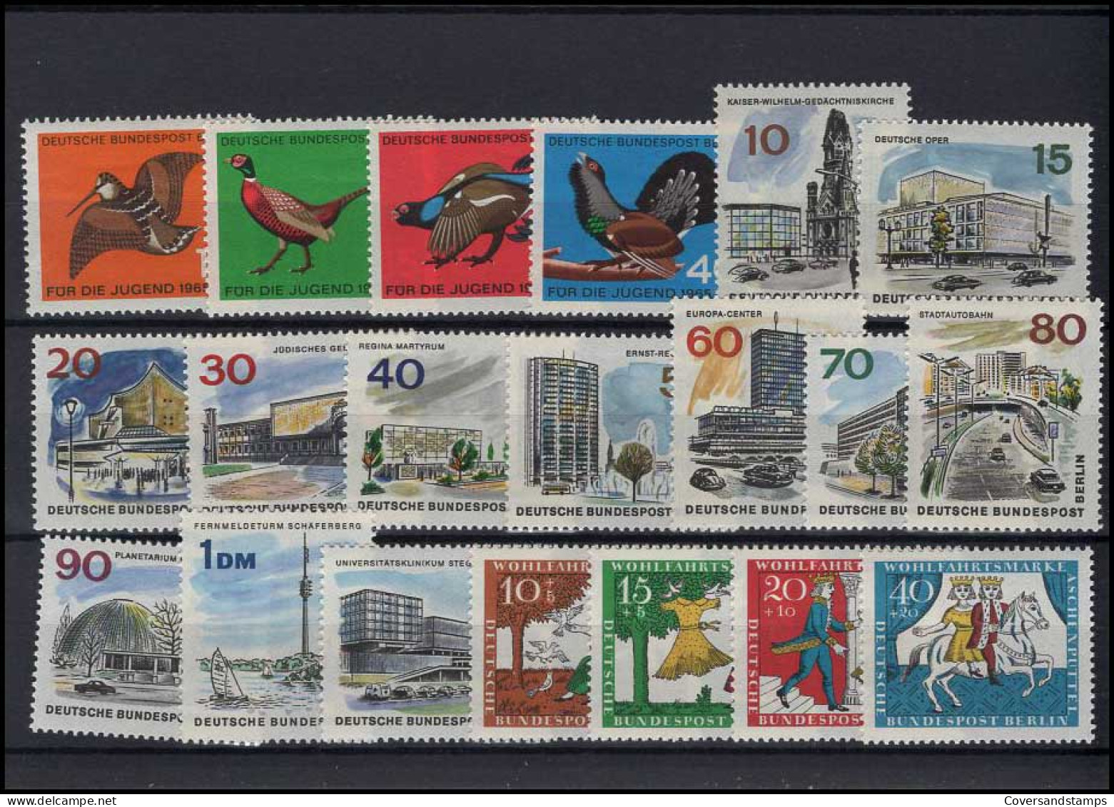   Bundespost Berlin - Volledig Jaar / Jahrgang 1965  MNH - Ongebruikt