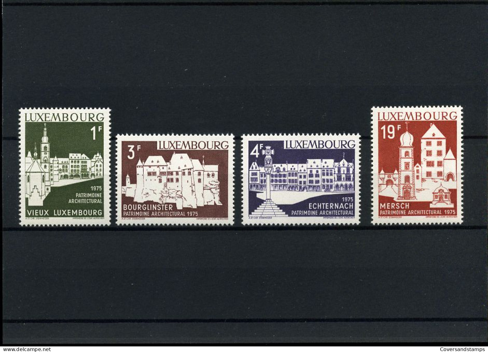 Luxemburg - Gebouwen/buildings - MNH - Unused Stamps