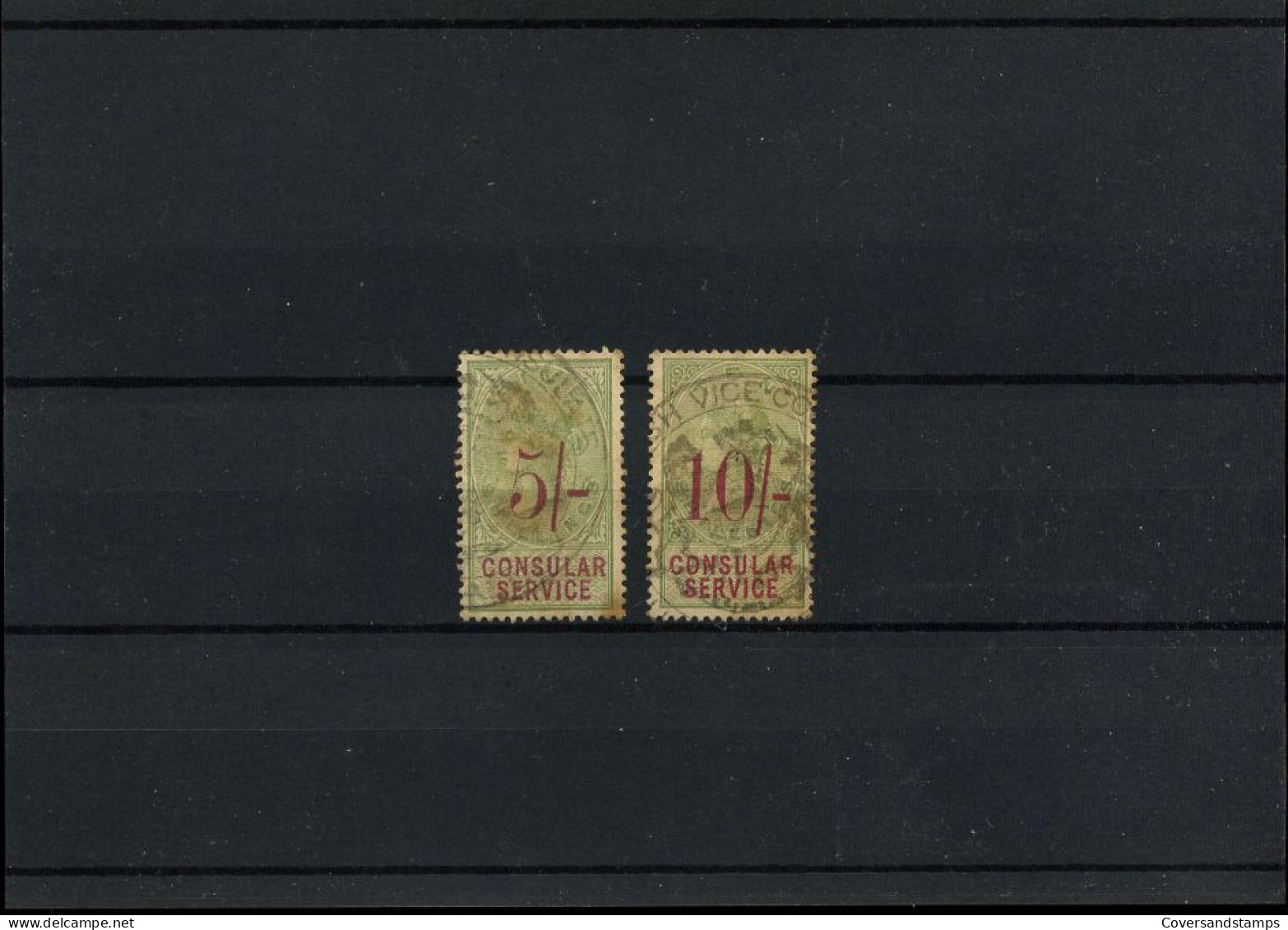 Great-Britain - Consular Service - Used - Revenue Stamps
