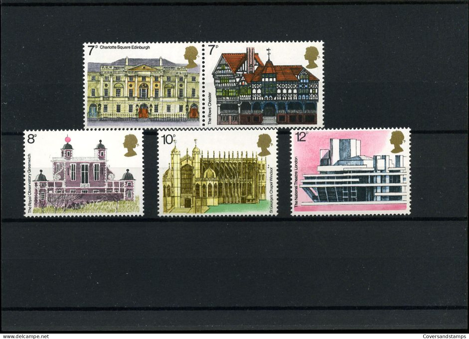 Great-Britain - Buildings - MNH - Unused Stamps