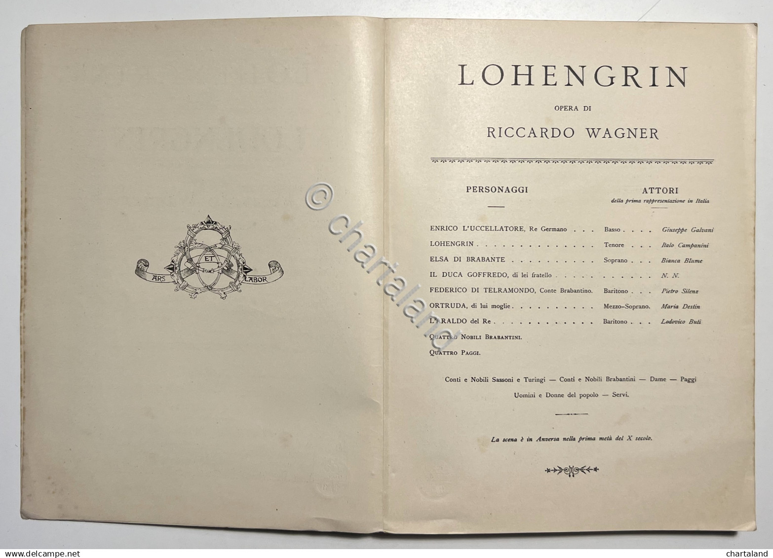 Spartiti - Lohengrin: Opera Di R. Wagner Per Canto E Pianoforte - Ricordi - Other & Unclassified