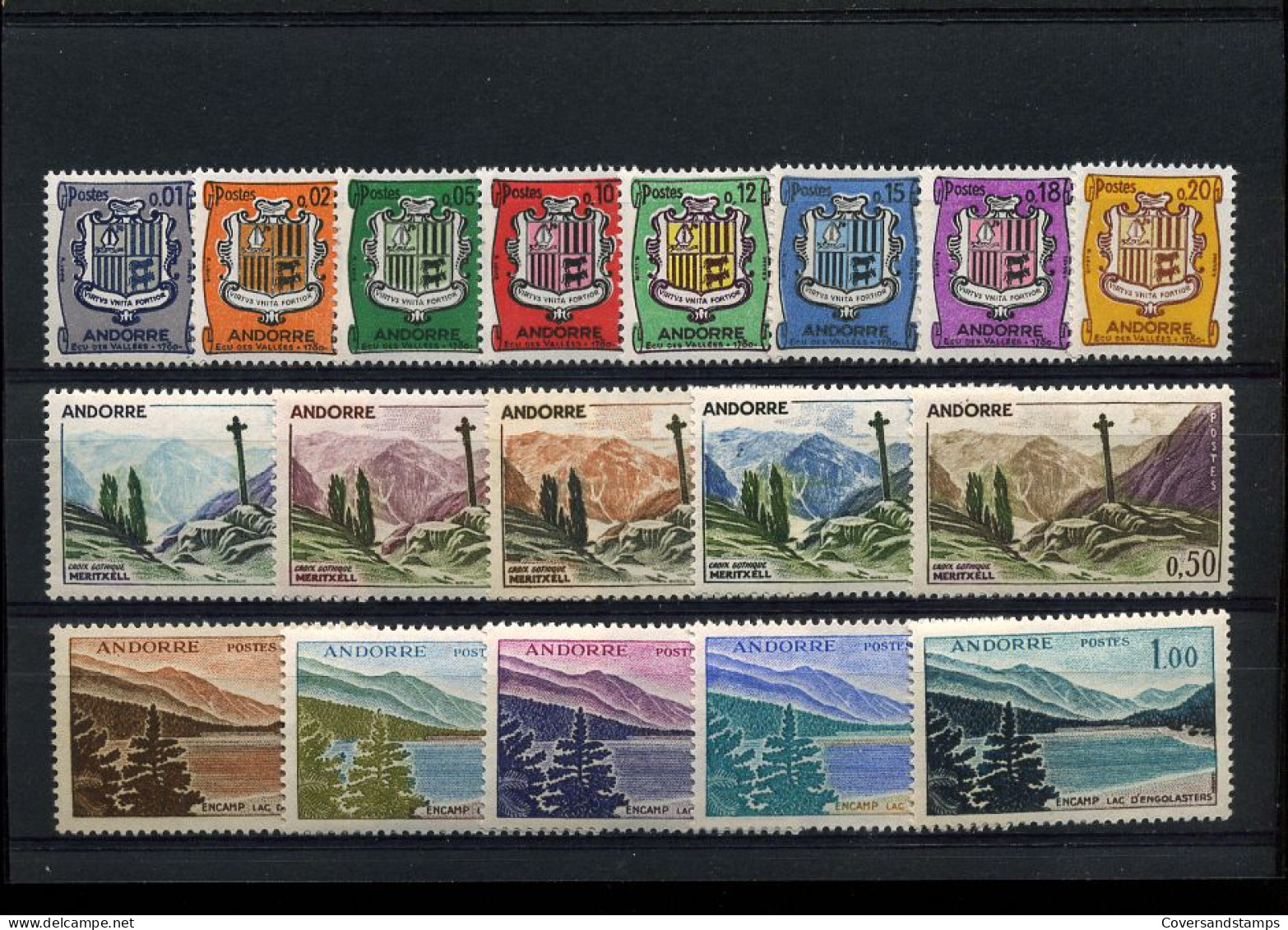 French Andorra - 153A/64 - MNH - Unused Stamps