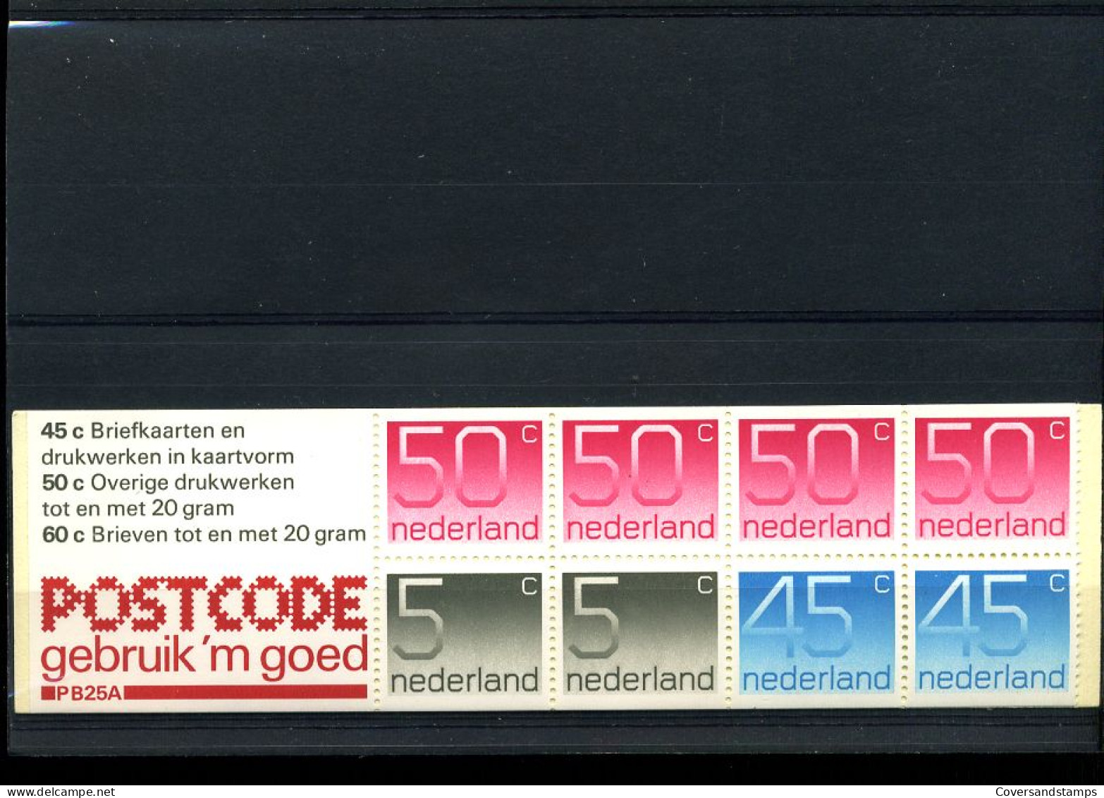 Nederland - PB25a - MNH - Postzegelboekjes En Roltandingzegels
