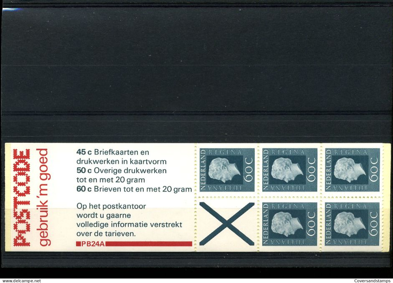 Nederland - PB24a - MNH - Postzegelboekjes En Roltandingzegels