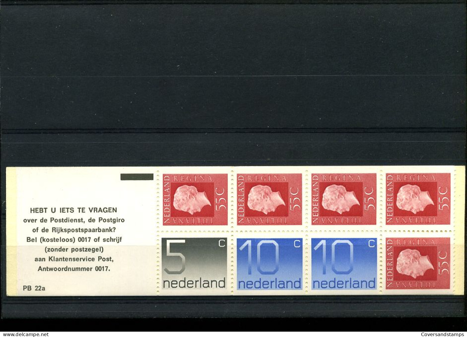 Nederland - PB22a - MNH - Postzegelboekjes En Roltandingzegels