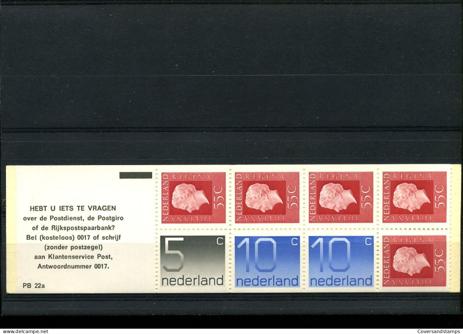 Nederland - PB22a - MNH - Carnets Et Roulettes