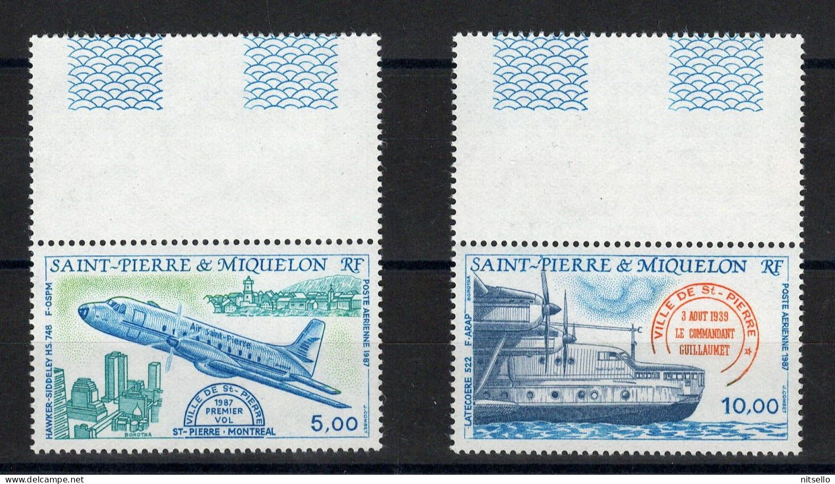 LOTE 1994 // (C170) SAINT PIERRE ET MIQUELON // YVERT Nº: PA 64/65 **MNH  ¡¡¡ LIQUIDATION - JE LIQUIDE - ANGEBOT !!! - Ongebruikt