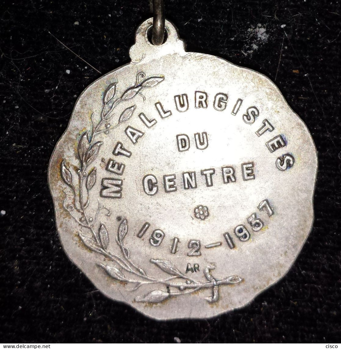 BELGIQUE Médaille Anniversaire 25 Ans Des Métallurgistes Du Centre 1912 - 1937 J. BOSIERS - Firma's