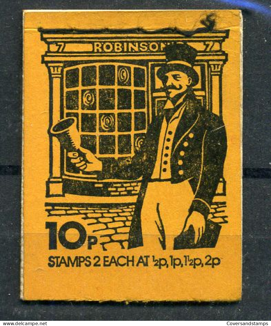 Booklet Postal Uniforms 10p -  August 1974 Issue - ** MNH - Booklets
