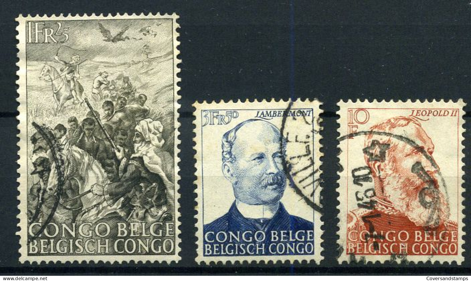Belgisch Congo - 274/76 - Gest / Obl / Used - Oblitérés