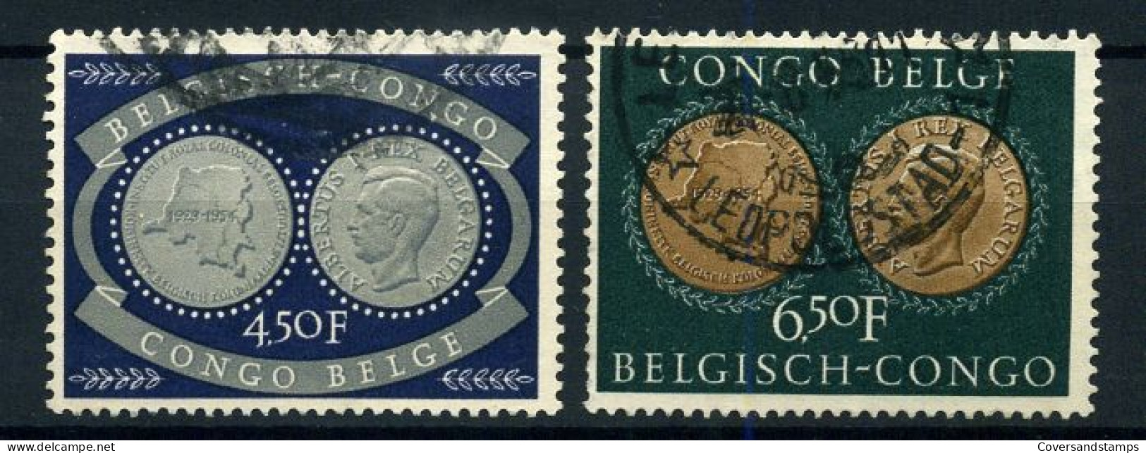 Belgisch Congo - 327/28 - Gest / Obl / Used - Gebruikt