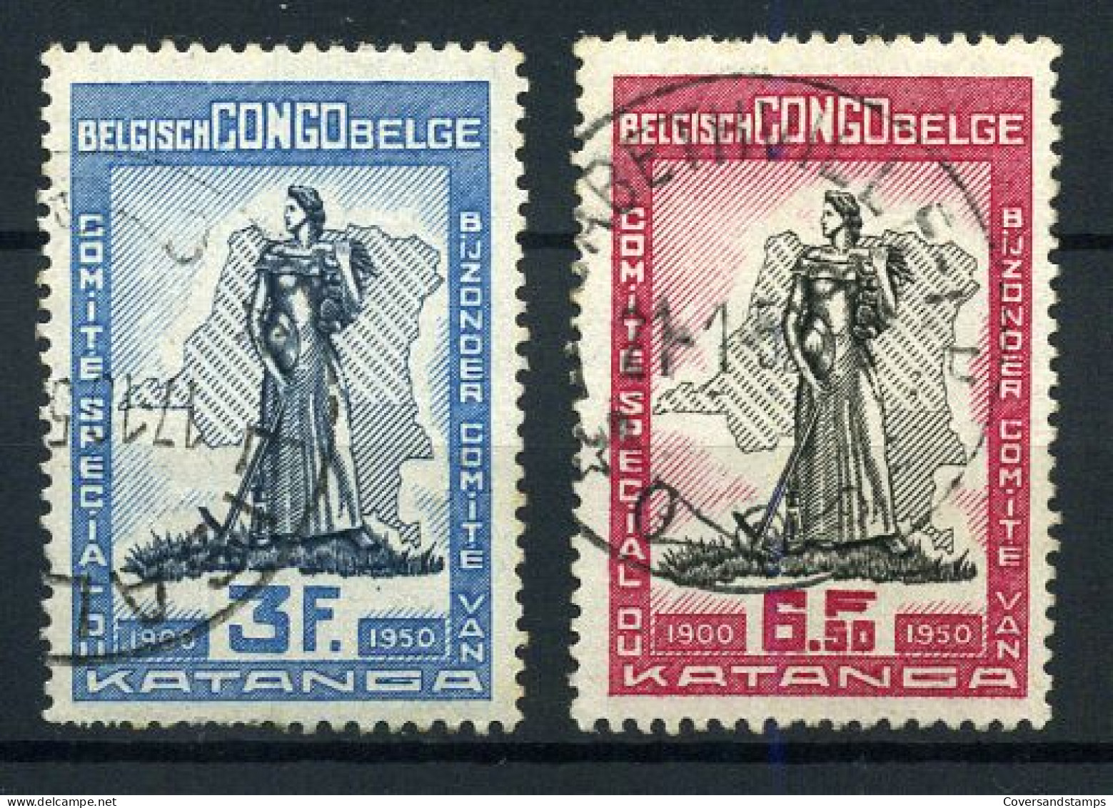 Belgisch Congo - 298/99 - Gest / Obl / Used - Used Stamps